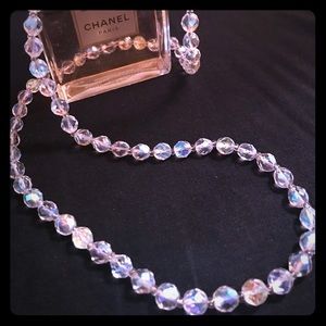 Vintage Crystal Bead Necklace